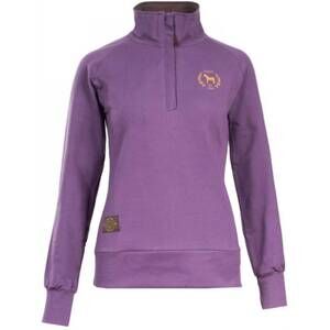 NEW HORZE women's spirit roselle sweatshirt in shadow purple
